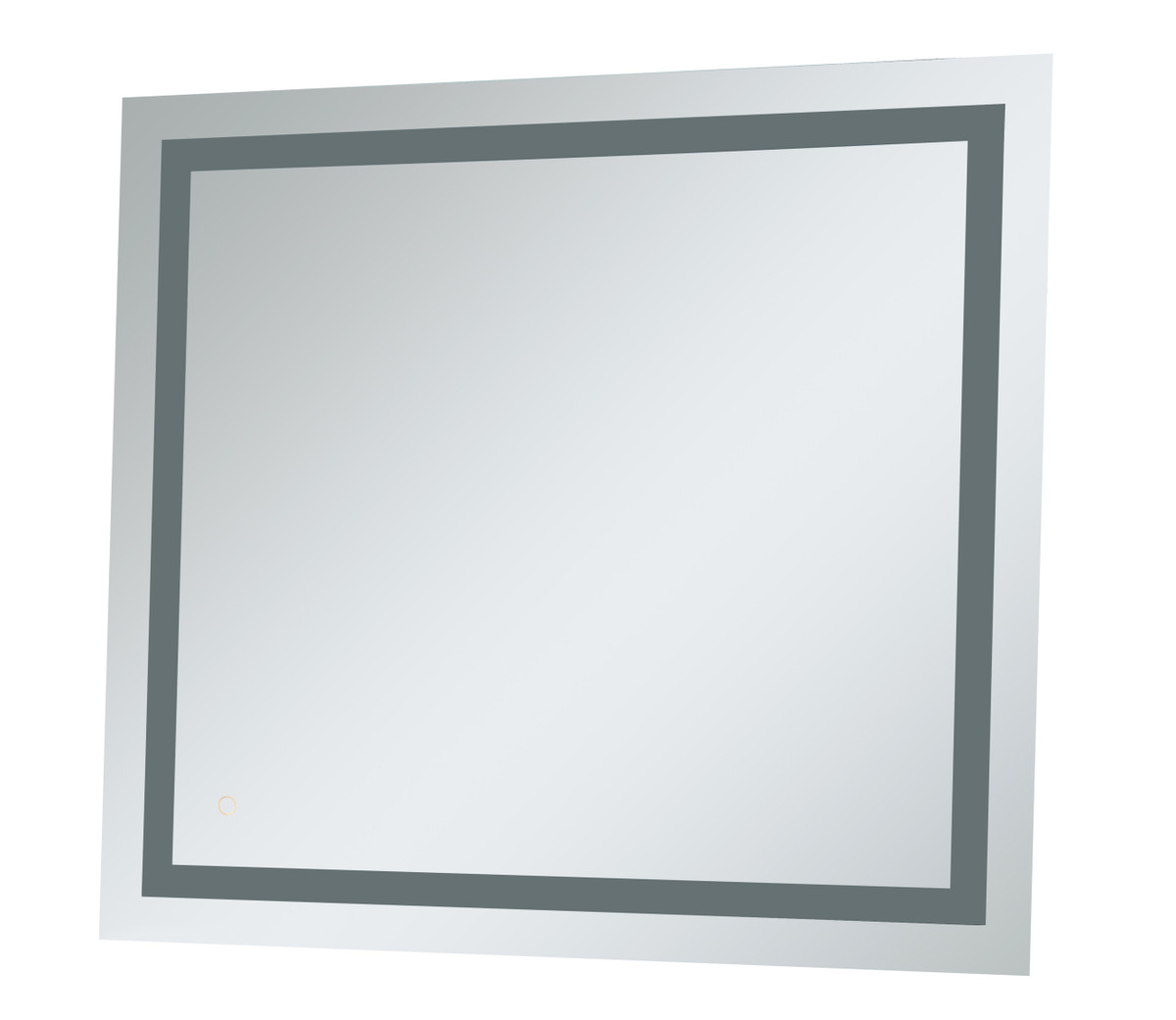 Elegant Decor MRE13640 Helios 36in x 40in Hardwired LED mirror with touch sensor and color changing temperature 3000K/4200K/6400K