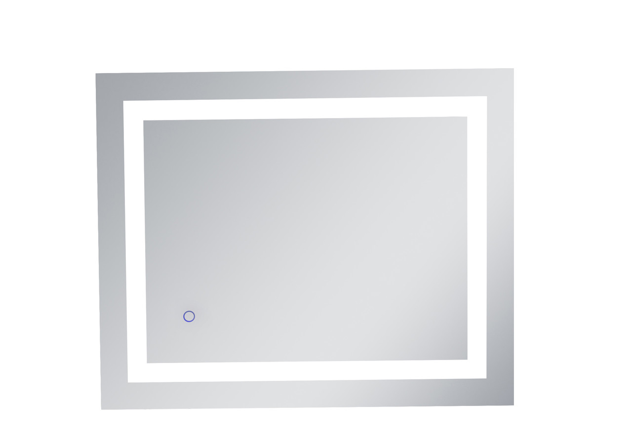 Elegant Decor MRE12430 Helios 24in x 30in Hardwired LED mirror with touch sensor and color changing temperature 3000K/4200K/6400K