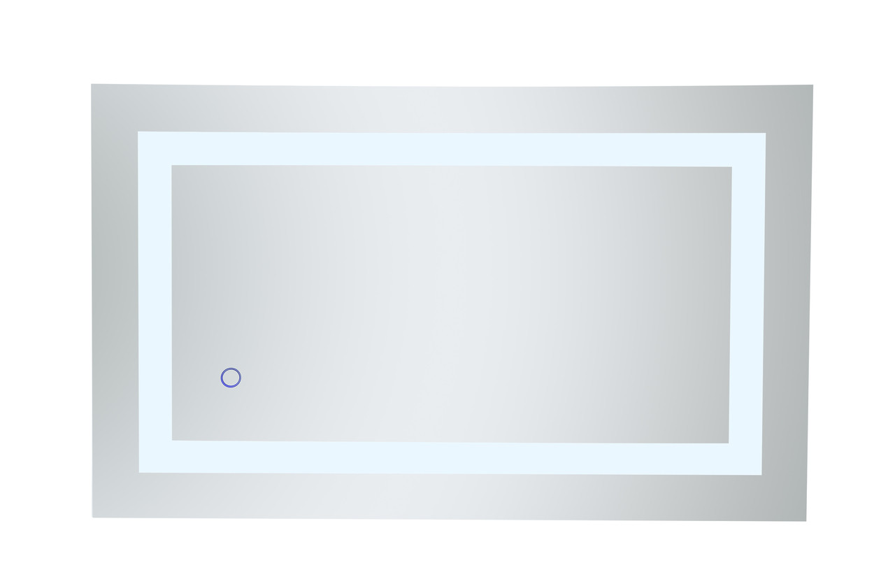 Elegant Decor MRE11830 Helios 18in x 30in Hardwired LED mirror with touch sensor and color changing temperature 3000K/4200K/6400K