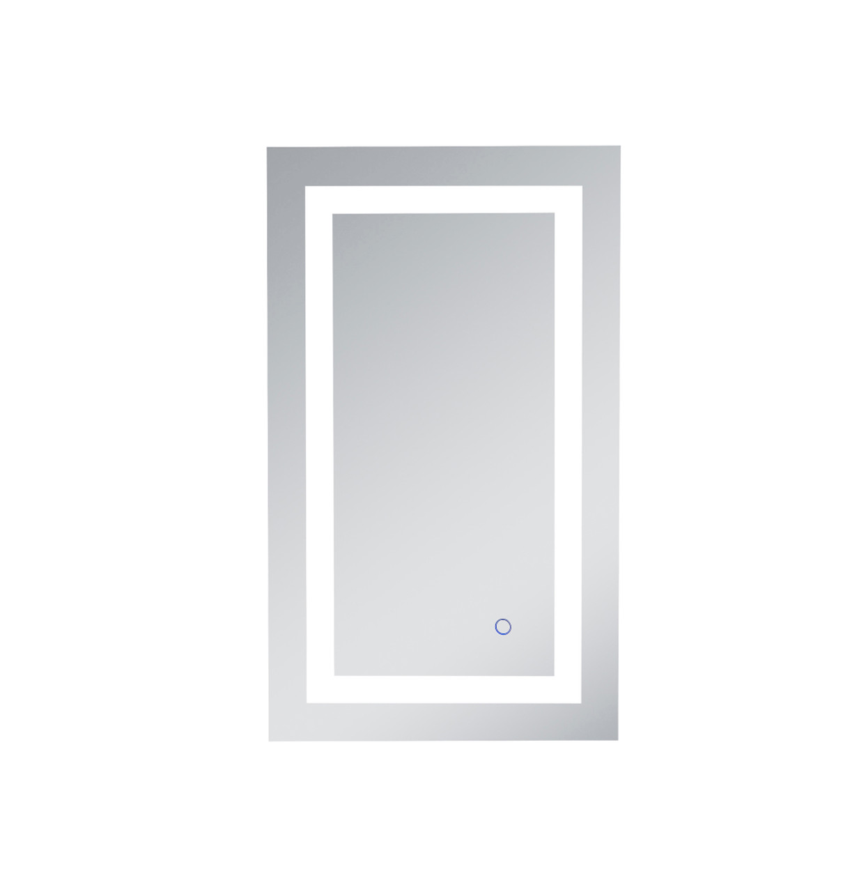Elegant Decor MRE11830 Helios 18in x 30in Hardwired LED mirror with touch sensor and color changing temperature 3000K/4200K/6400K