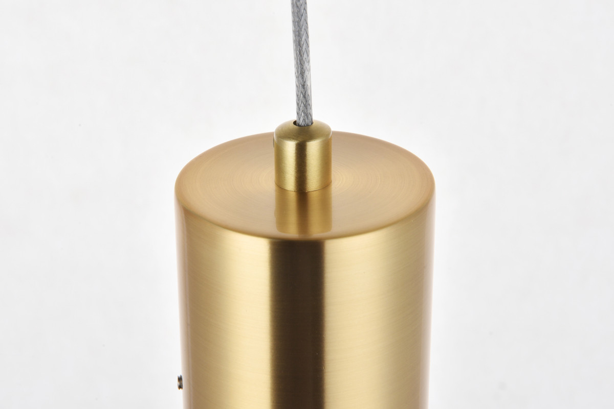 Elegant Lighting 5200D4G Constellation 1 light Gold LED Pendant