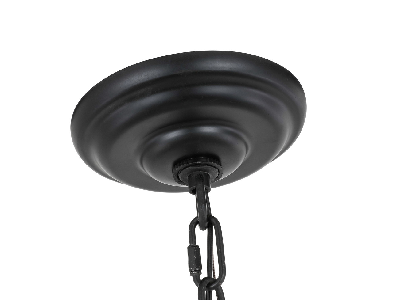 Living District LD6105D16BRBK Eclipse 4 light Brass and Black pendant