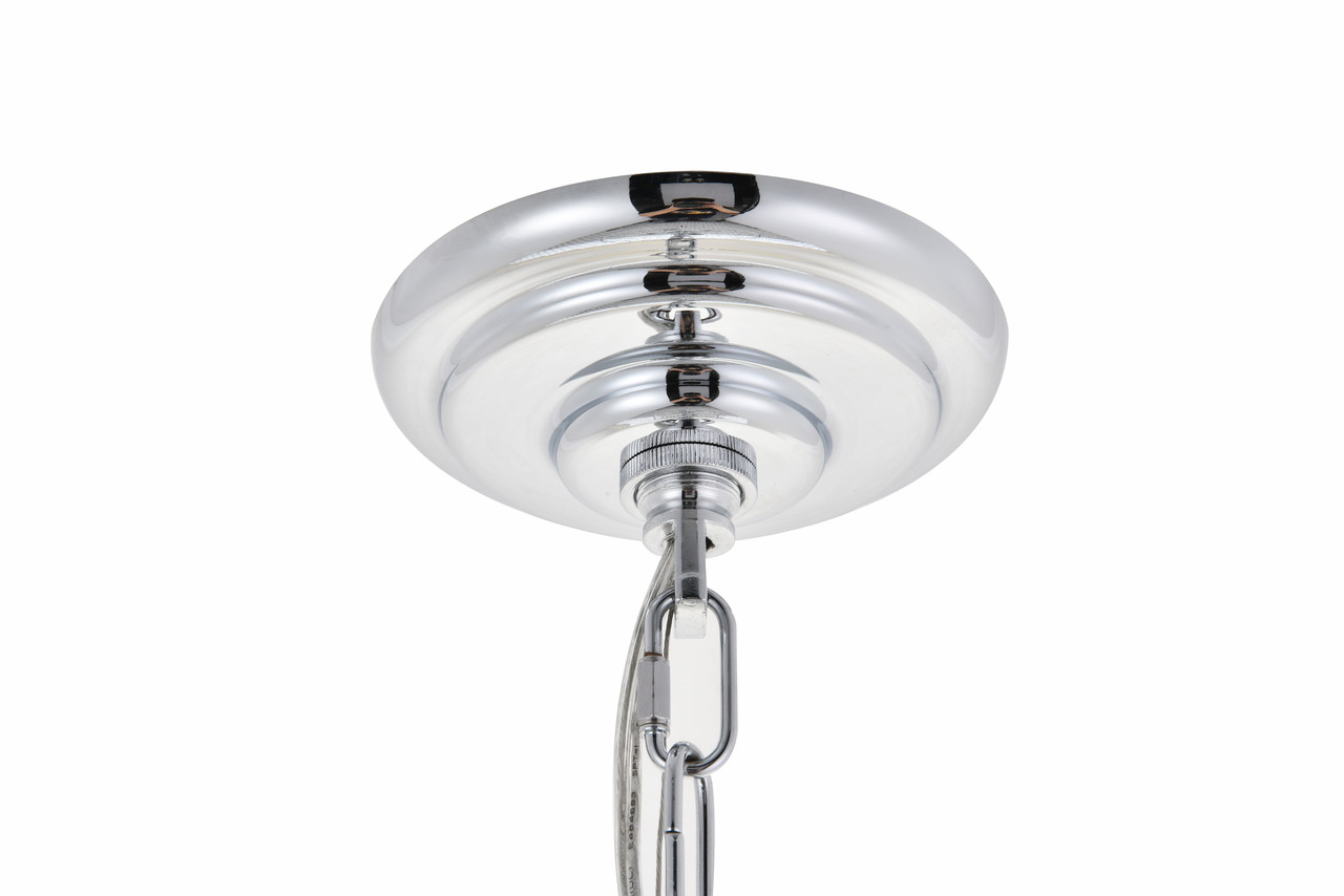 Living District LD5055D16C Wallace 4 light Chrome Pendant