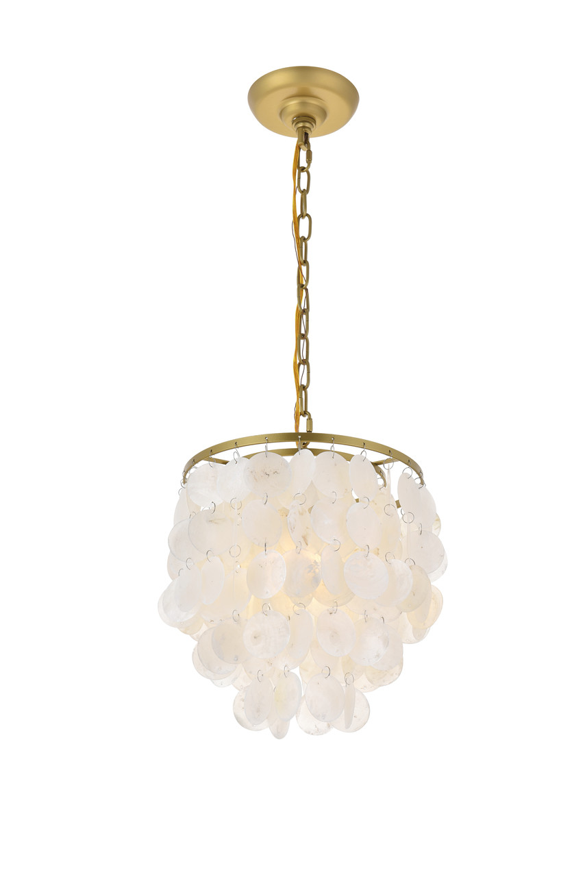 Living District LD5050D10BR Selene 1 light Brass Pendant