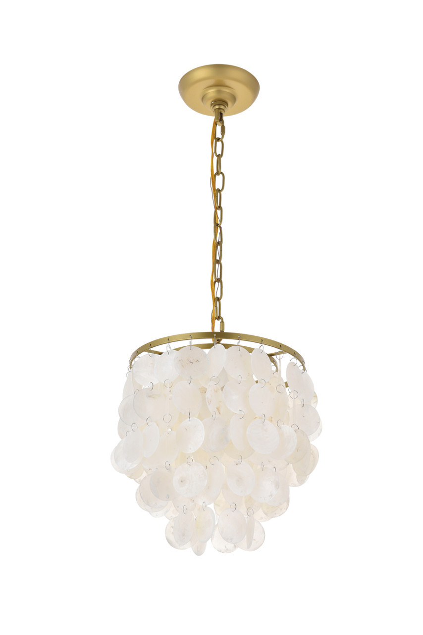 Living District LD5050D10BR Selene 1 light Brass Pendant