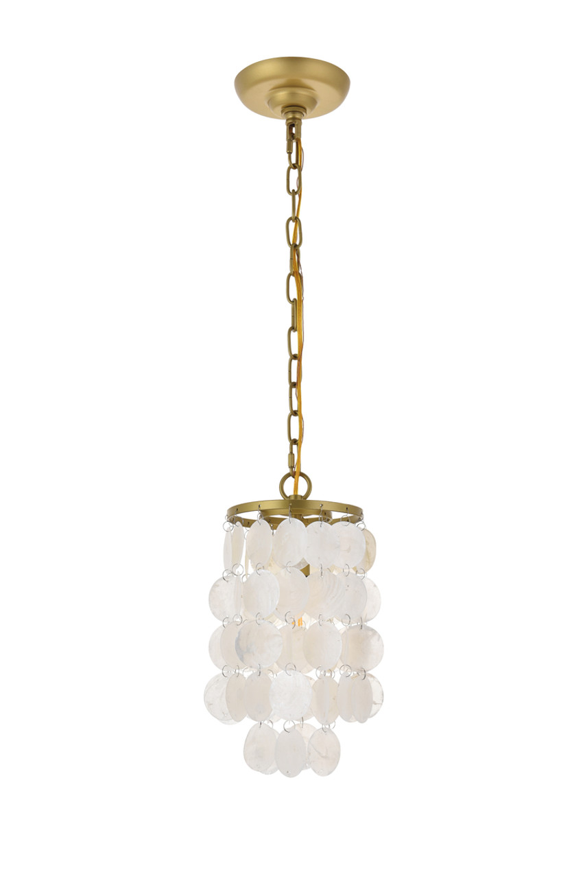 Living District LD5050D6BR Selene 1 light Brass Pendant