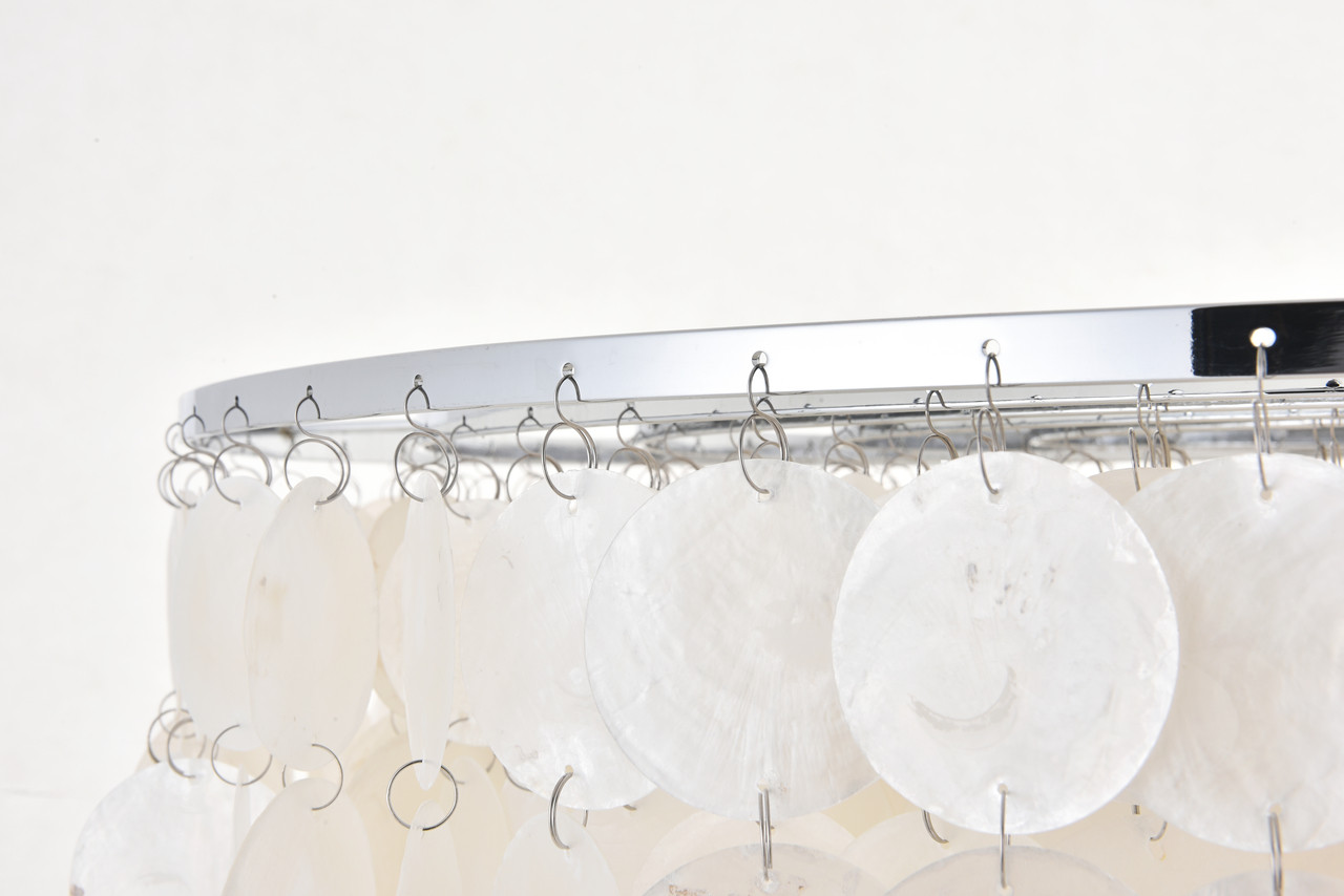 Living District LD5050D24C Selene 6 light Chrome Pendant