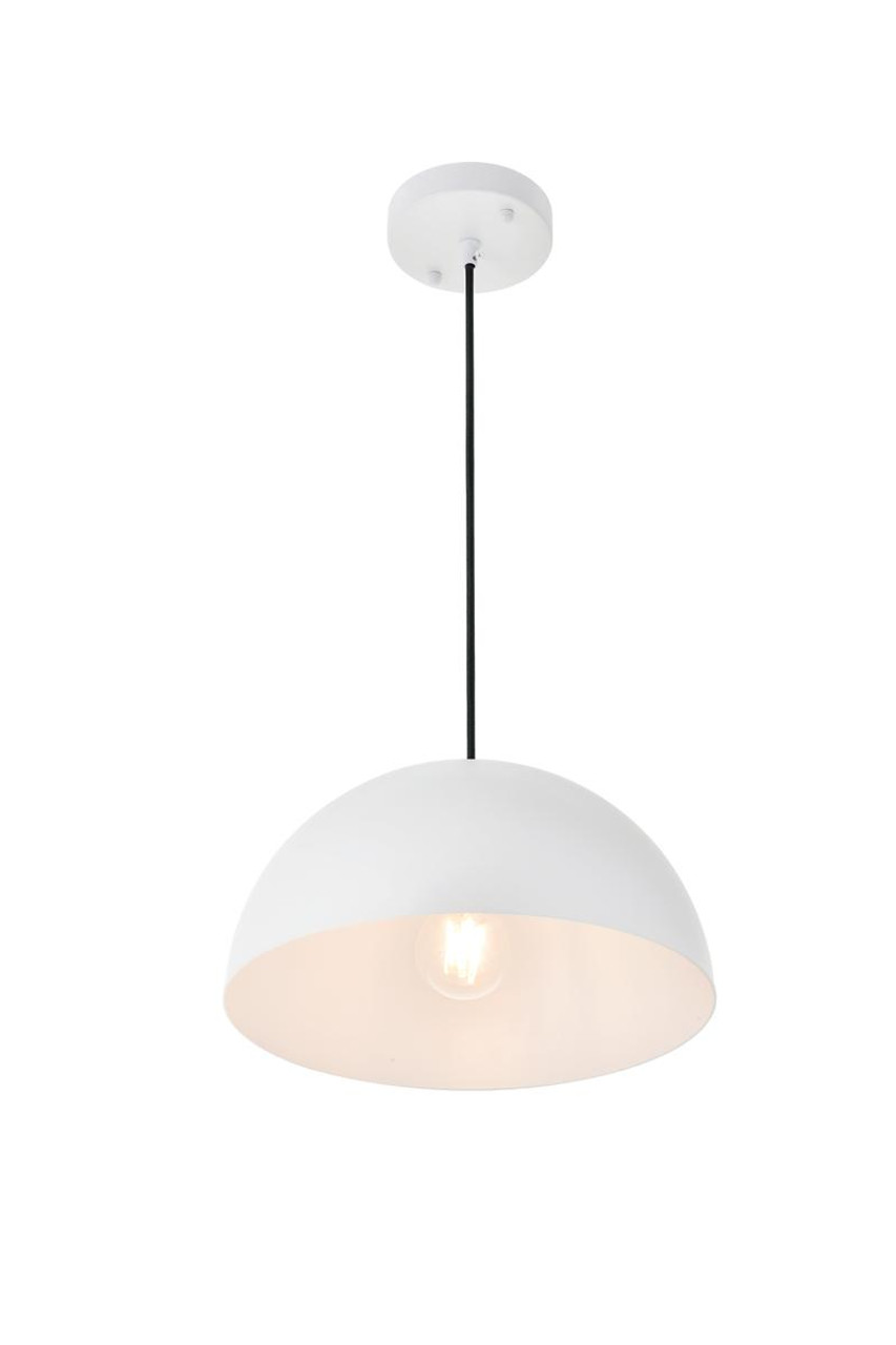 Living District LD4022D12WH Forte 1 light White Pendant