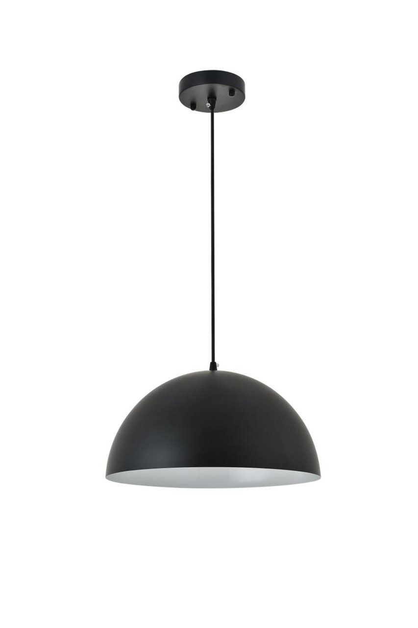 Living District LD4023D14BK Forte 1 light black Pendant