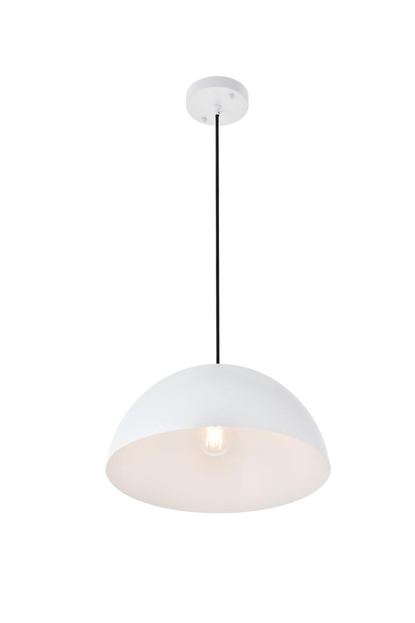 Living District LD4023D14WH Forte 1 light White Pendant