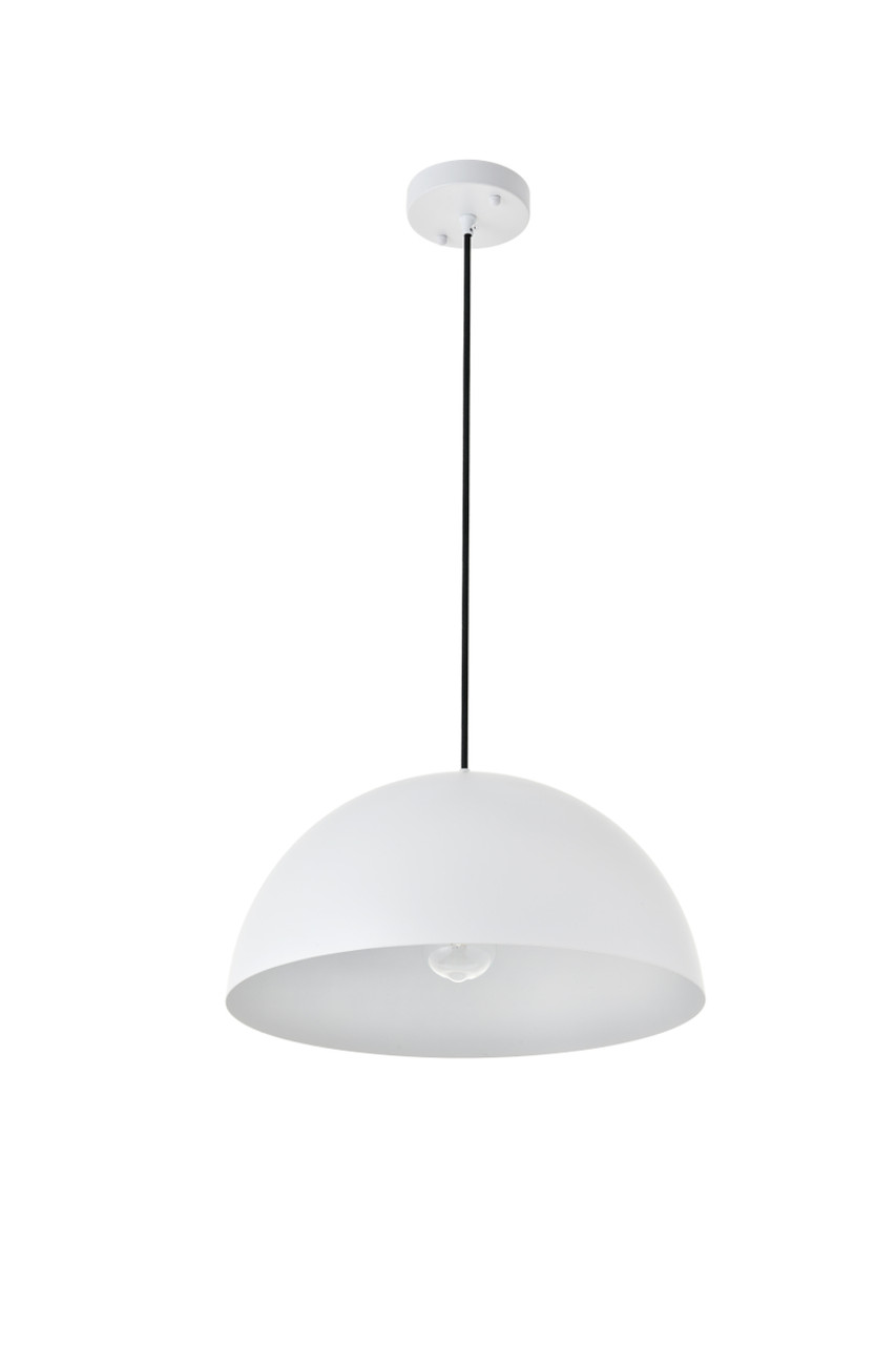 Living District LD4025D16WH Forte 1 light White Pendant