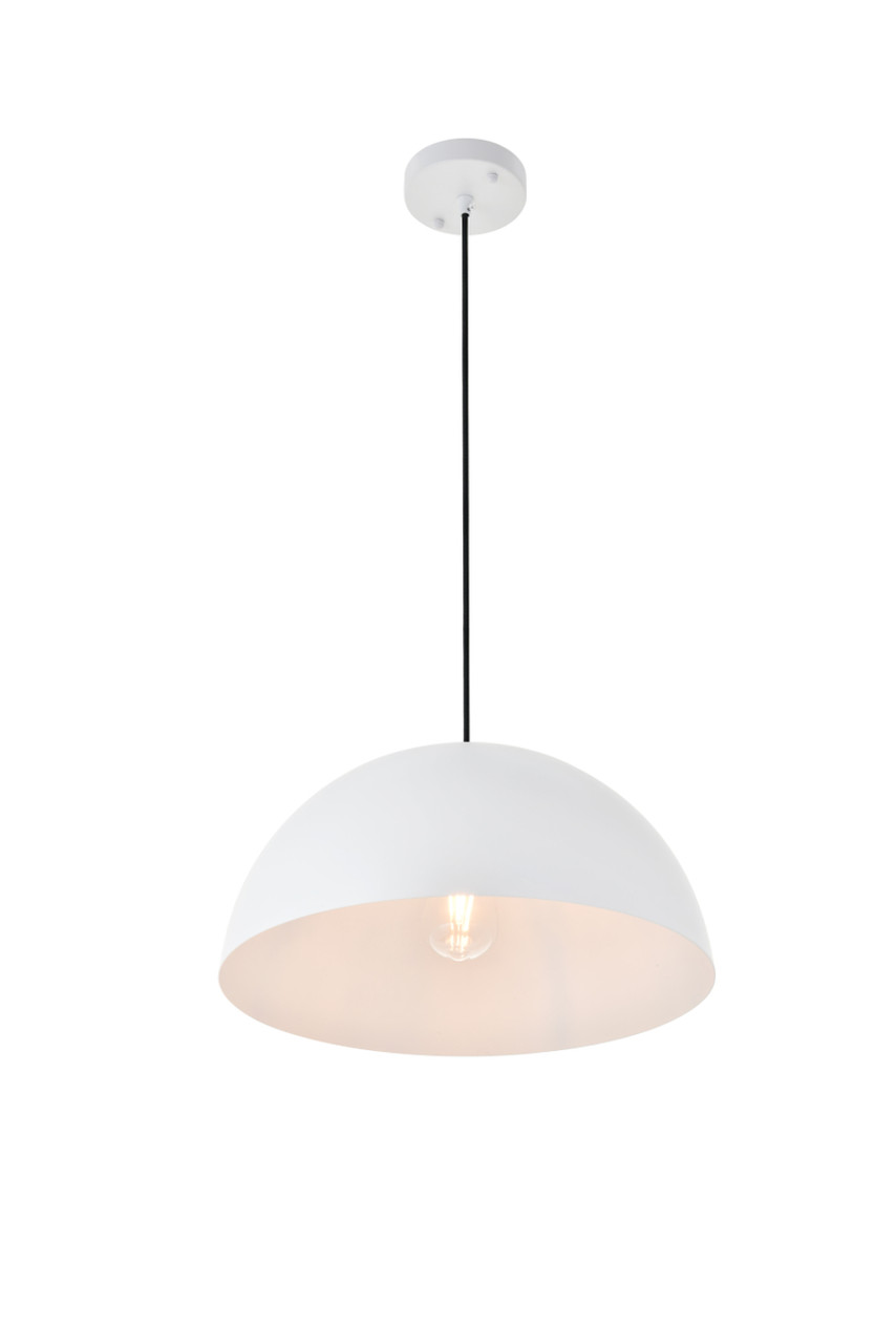 Living District LD4025D16WH Forte 1 light White Pendant