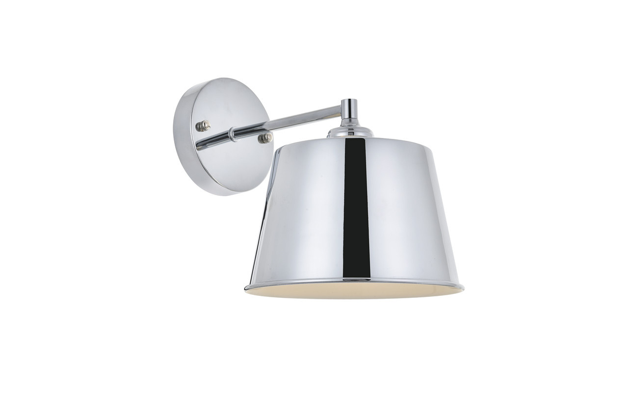 Living District LD4058W8C Nota 1 light chrome Wall Sconce