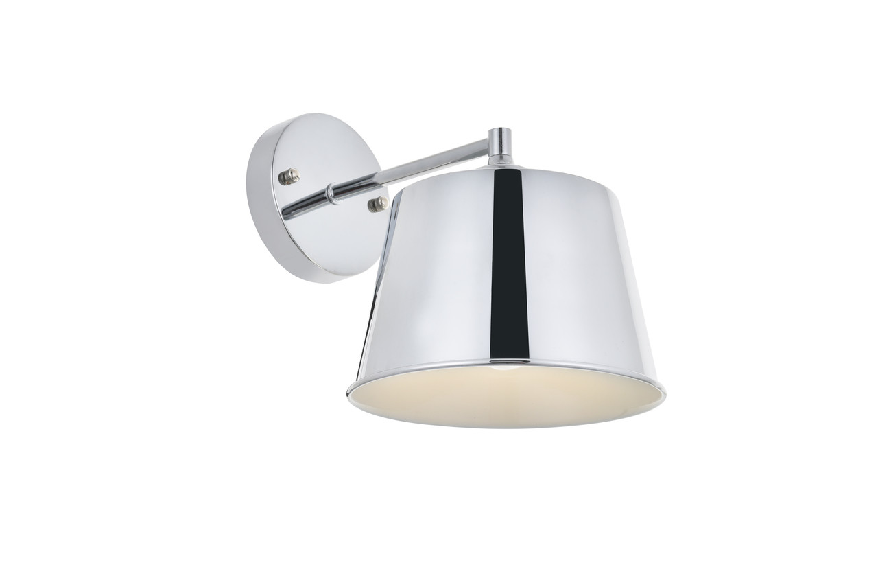 Living District LD4058W8C Nota 1 light chrome Wall Sconce