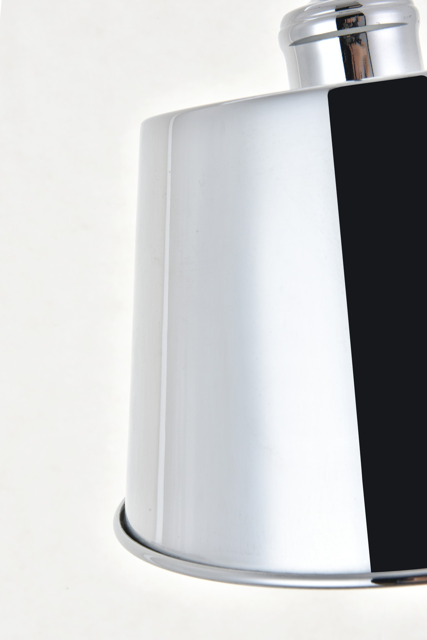 Living District LD4058W8C Nota 1 light chrome Wall Sconce