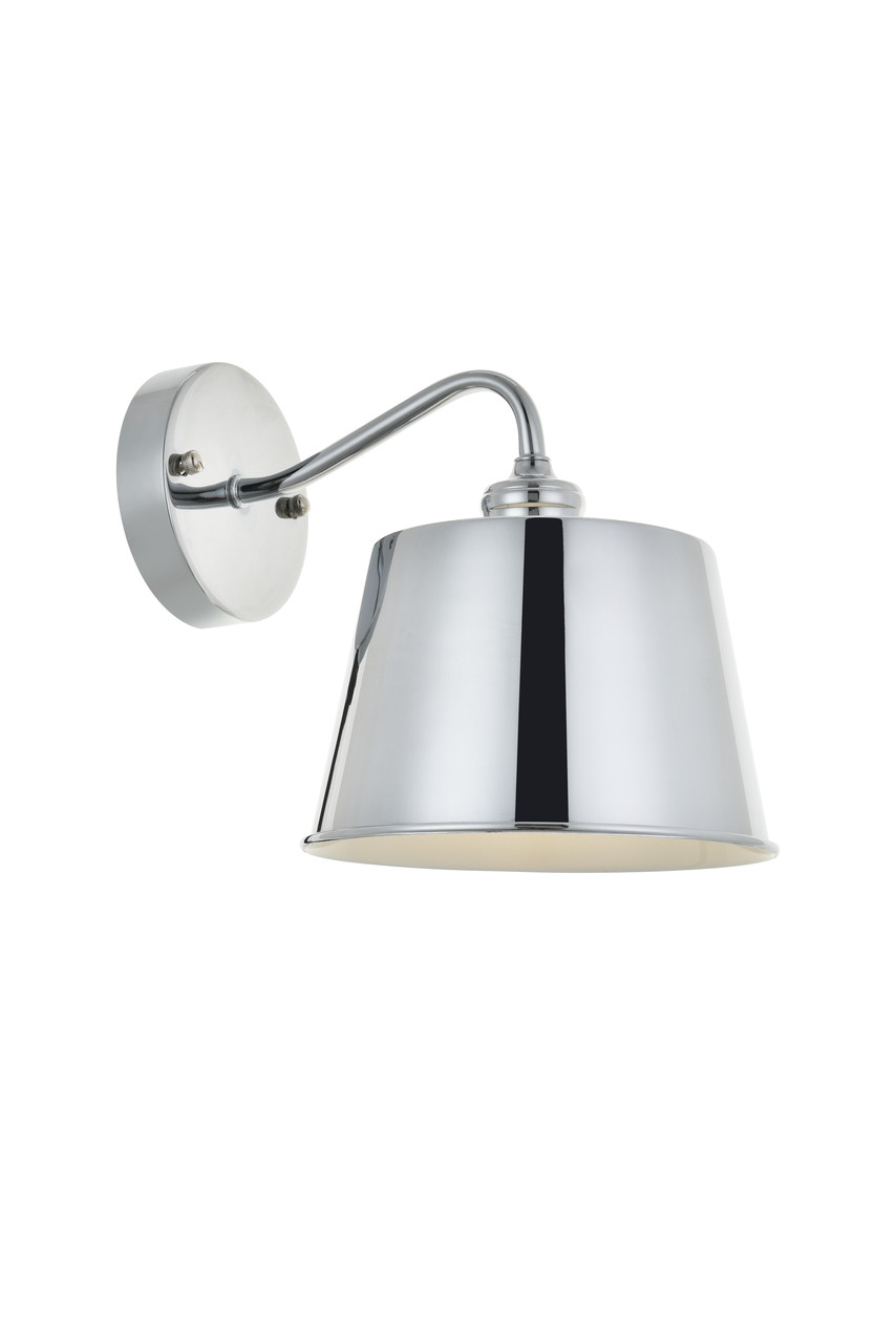 Living District LD4059W8C Nota 1 light chrome Wall Sconce