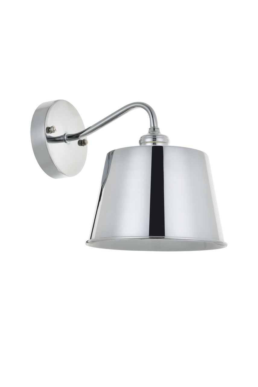 Living District LD4059W8C Nota 1 light chrome Wall Sconce