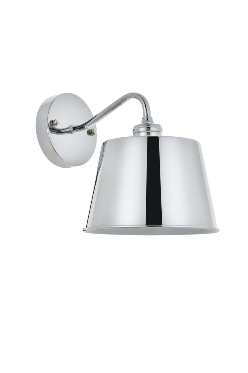 Living District LD4059W8C Nota 1 light chrome Wall Sconce