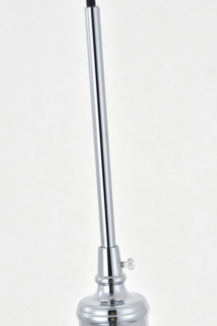 Living District LD4040D48C Waltz 5 light chrome Pendant
