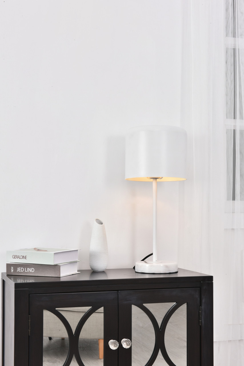 Living District LD4075T10WH Exemplar 1 light white Table lamp