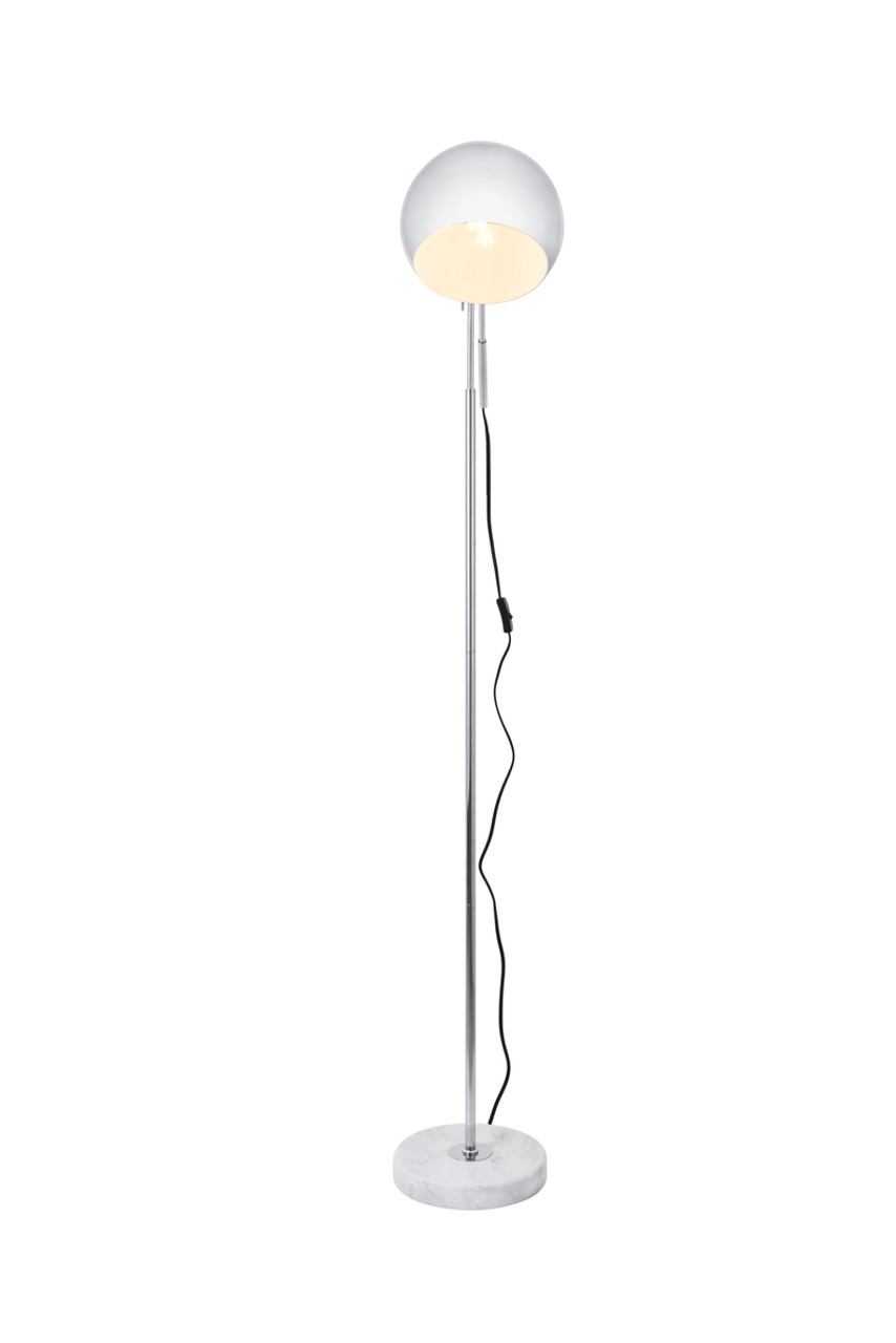 Living District LD4068F30C Aperture 1 light chrome Floor lamp