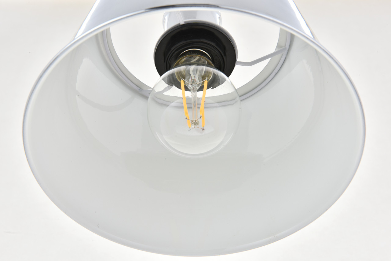 Living District LD4057D40C Nota 3 light chrome Pendant