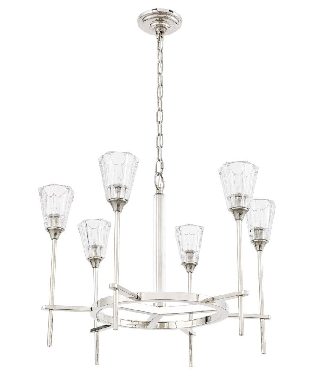 Urban Classic 1552D26PN Soiree 6 light polished Nickel Pendant