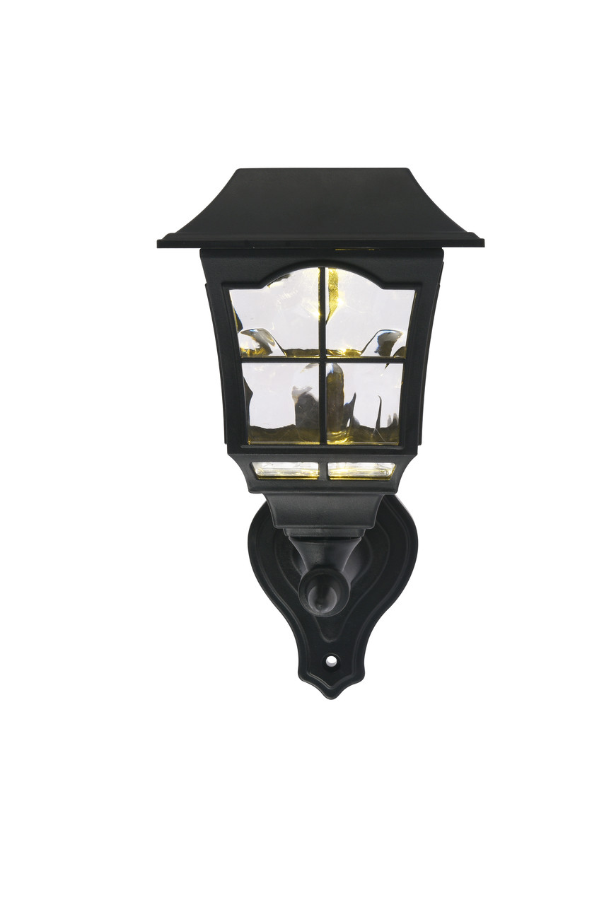 Living District LDOD3006-4PK Outdoor black LED 3000K wall light in pack of 4