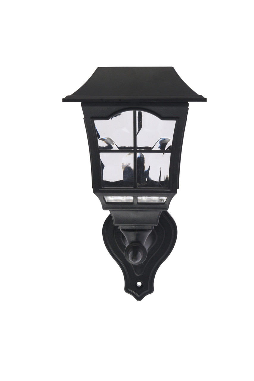 Living District LDOD3006-4PK Outdoor black LED 3000K wall light in pack of 4