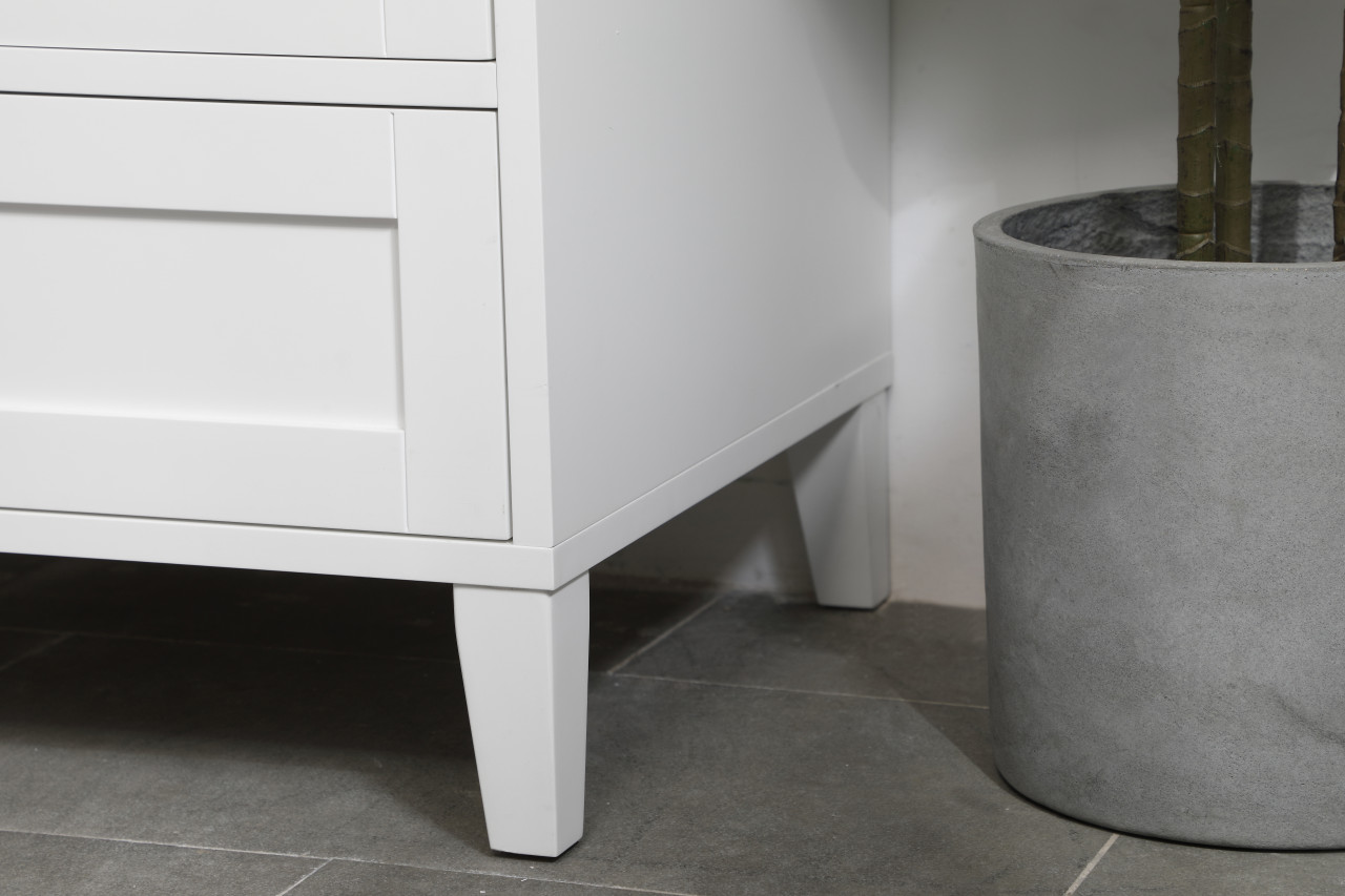 Elegant Decor VF18030WH Sommerville 30 inch Single Bathroom Vanity in White