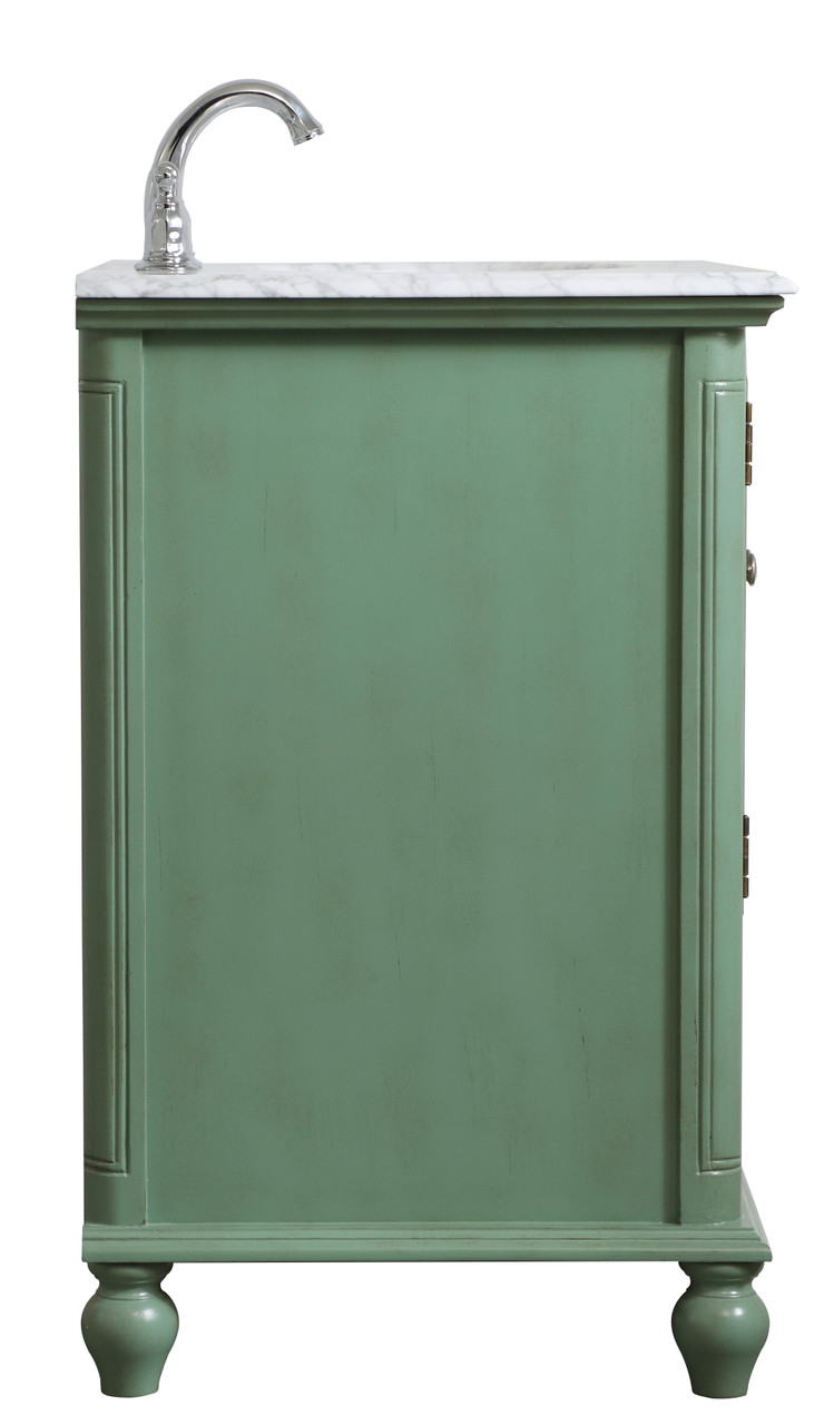 Elegant Decor VF30524VM Rhodes 24 inch Single Bathroom Vanity in Vintage Mint