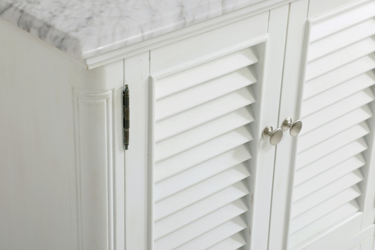 Elegant Decor VF30530AW Rhodes 30 inch Single Bathroom Vanity in Antique White