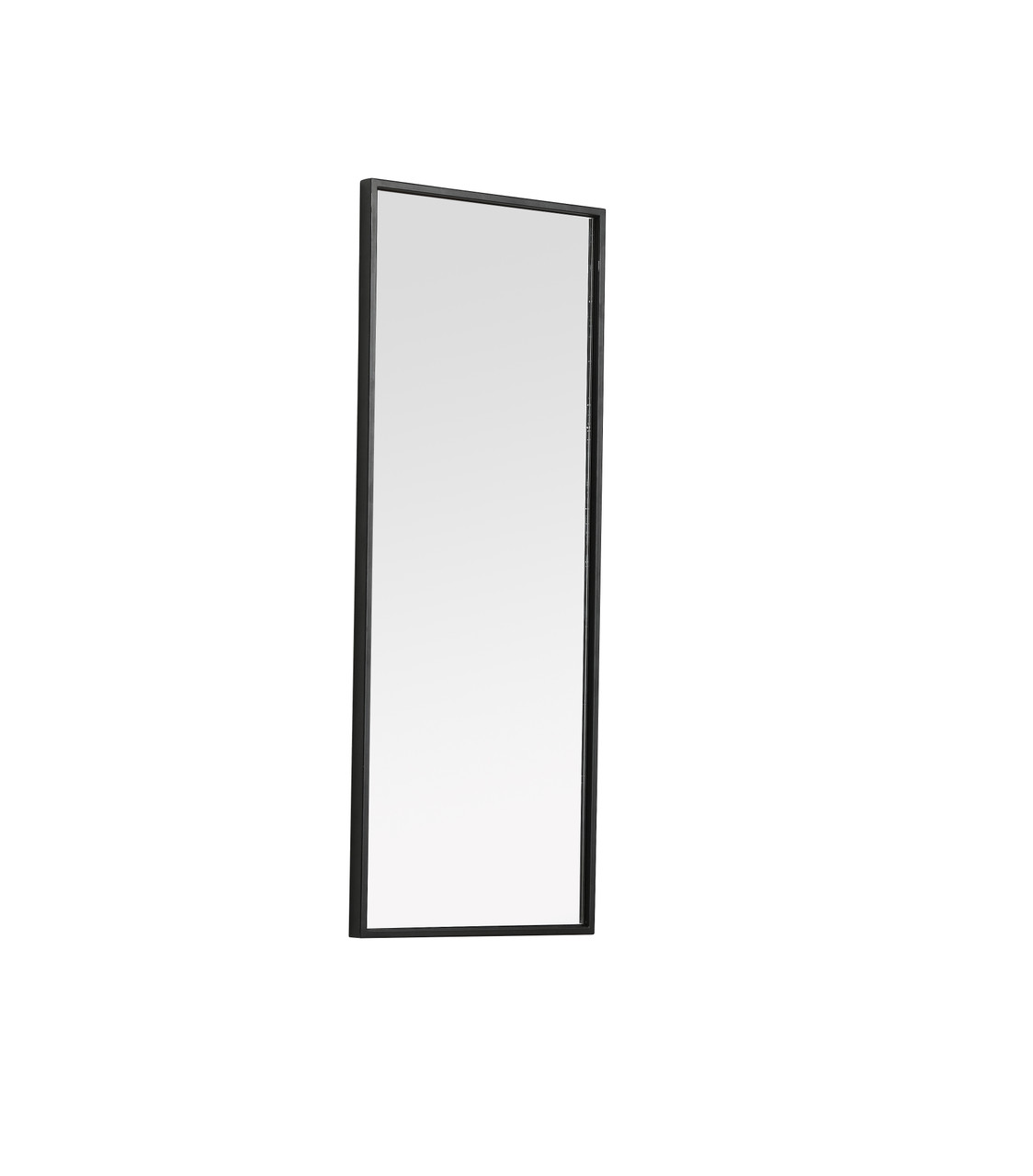 Elegant Decor MR41436BK Eternity Metal frame rectangle mirror 14 inch in Black
