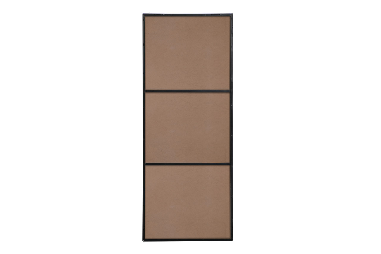 Elegant Decor MR42460BK Eternity Metal frame rectangle mirror 24 inch in Black