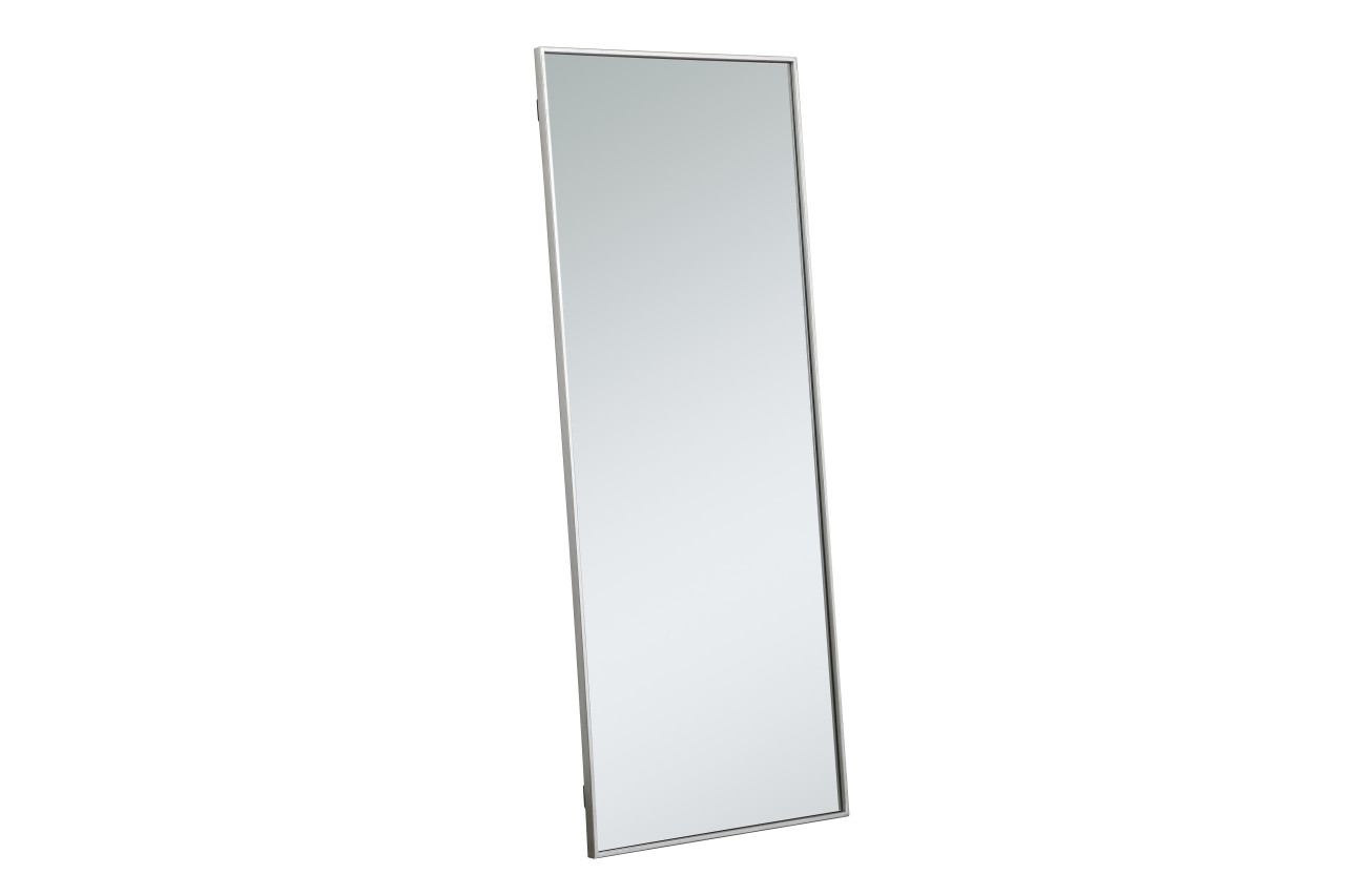 Elegant Decor MR42460S Eternity Metal frame rectangle mirror 24 inch in Sliver