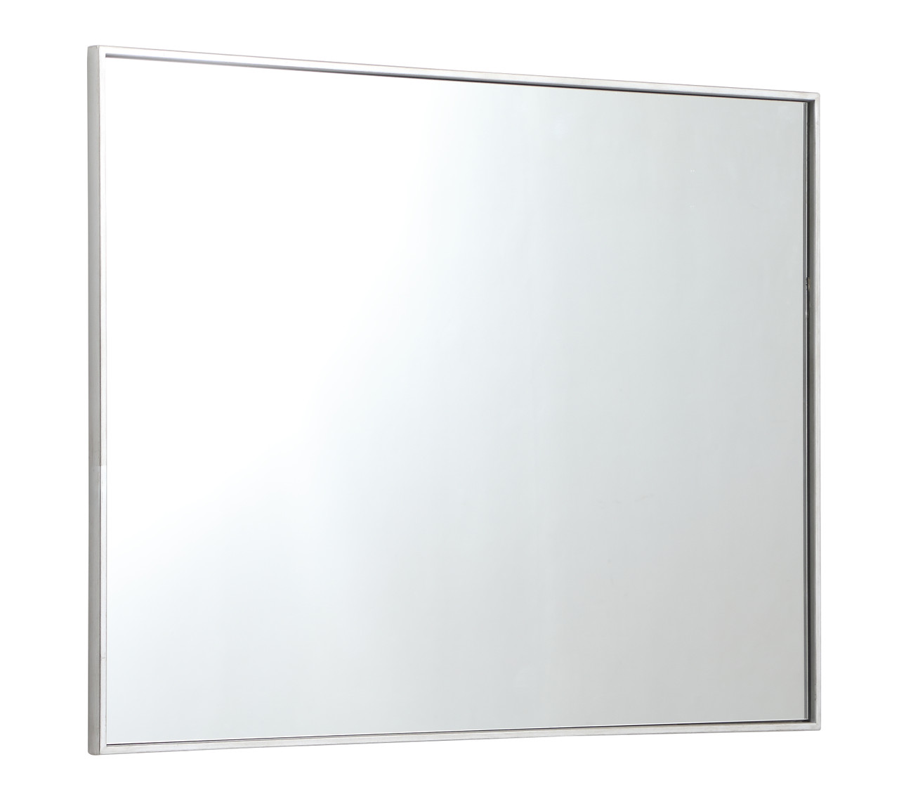 Elegant Decor MR43040S Eternity Metal frame rectangle mirror 30 inch in Sliver
