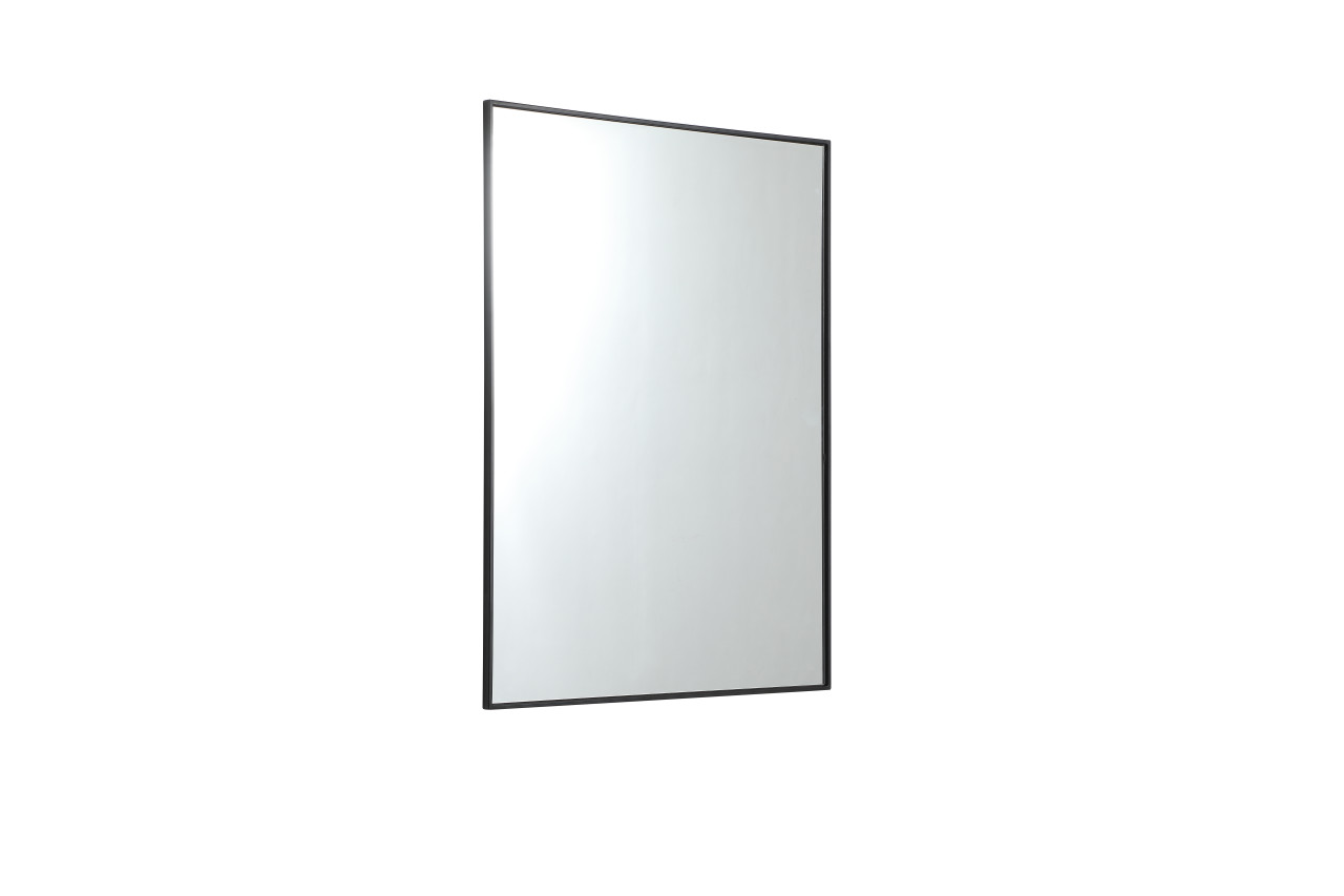 Elegant Decor MR43648BK Eternity Metal frame rectangle mirror 36 inch in Black
