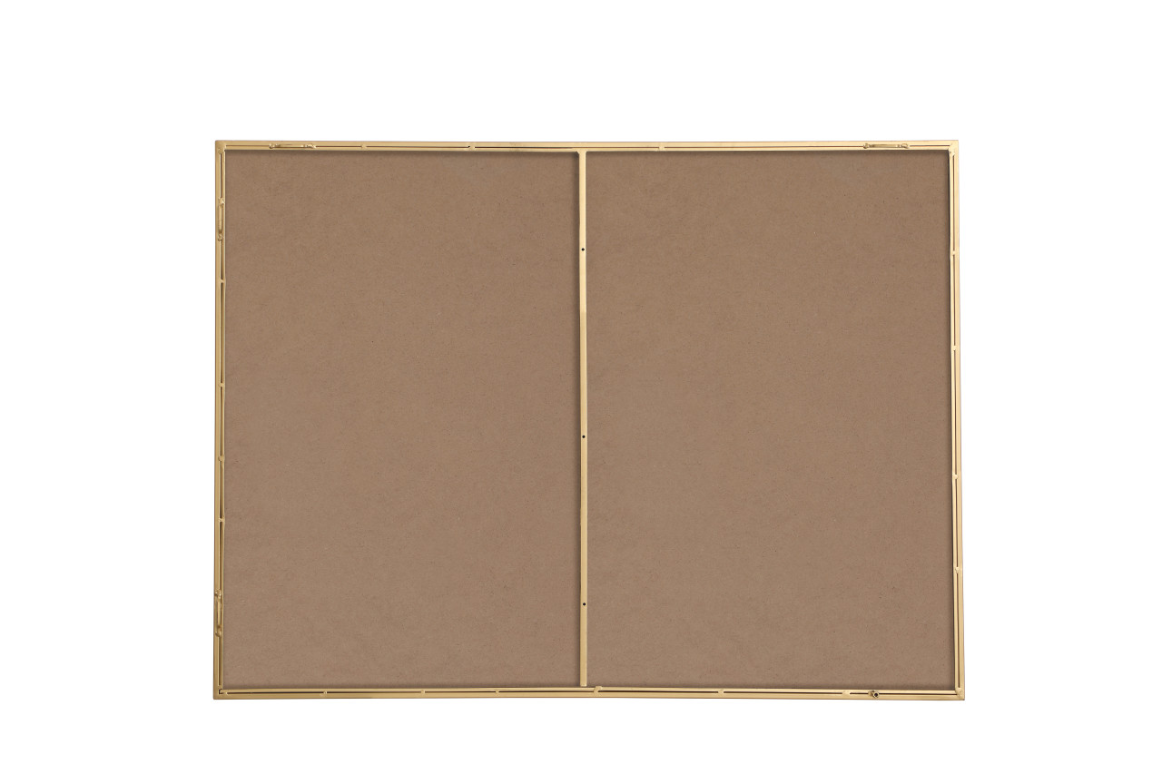 Elegant Decor MR43648BR Eternity Metal frame rectangle mirror 36 inch in Brass