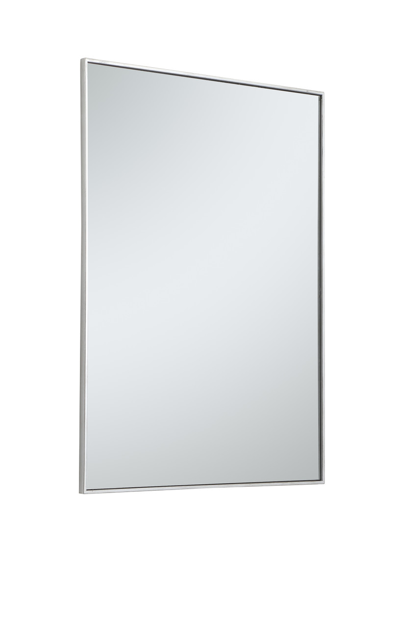 Elegant Decor MR43648S Eternity Metal frame rectangle mirror 36 inch in Sliver