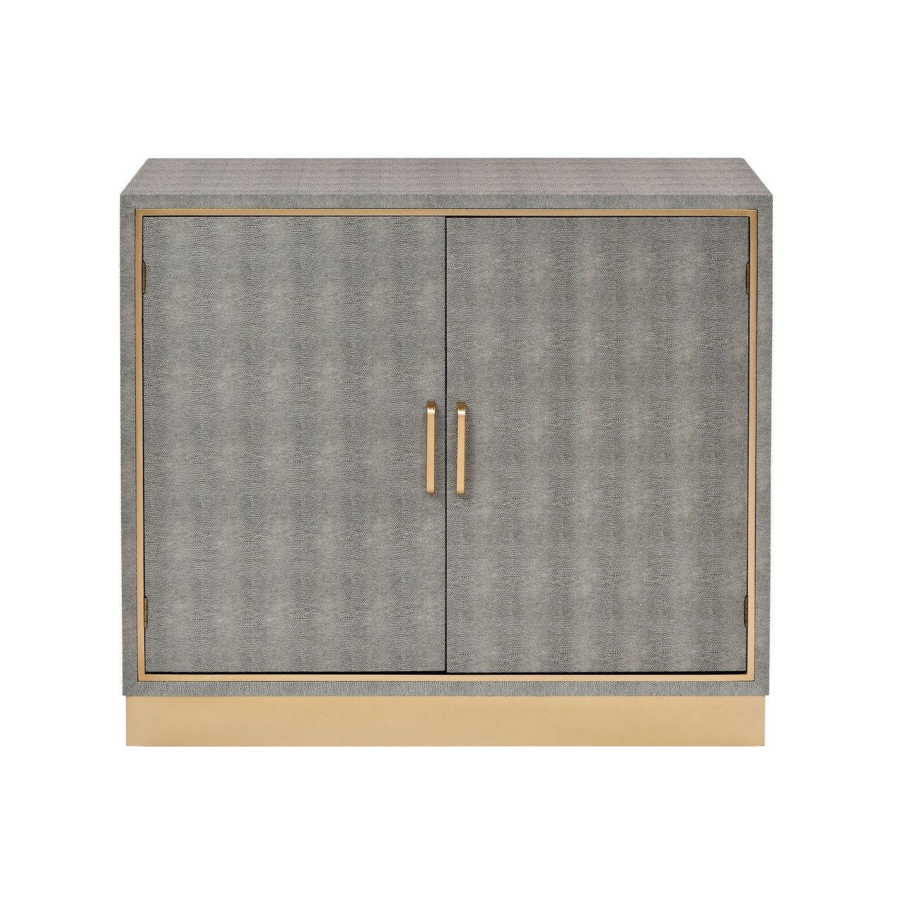 ELK HOME 3169-100 Sands Point 2-Door Cabinet in Grey and Gold