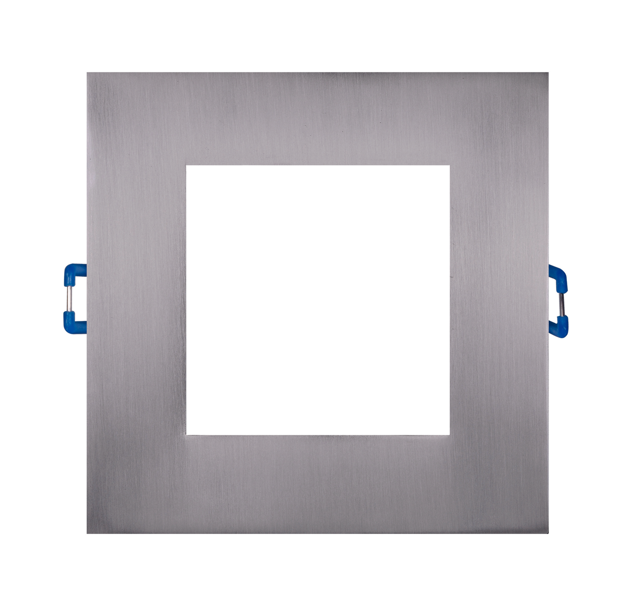 NICOR DLE621204KSQNK DLE6 Series 6 in. Square Nickel Flat Panel LED Downlight in 4000K