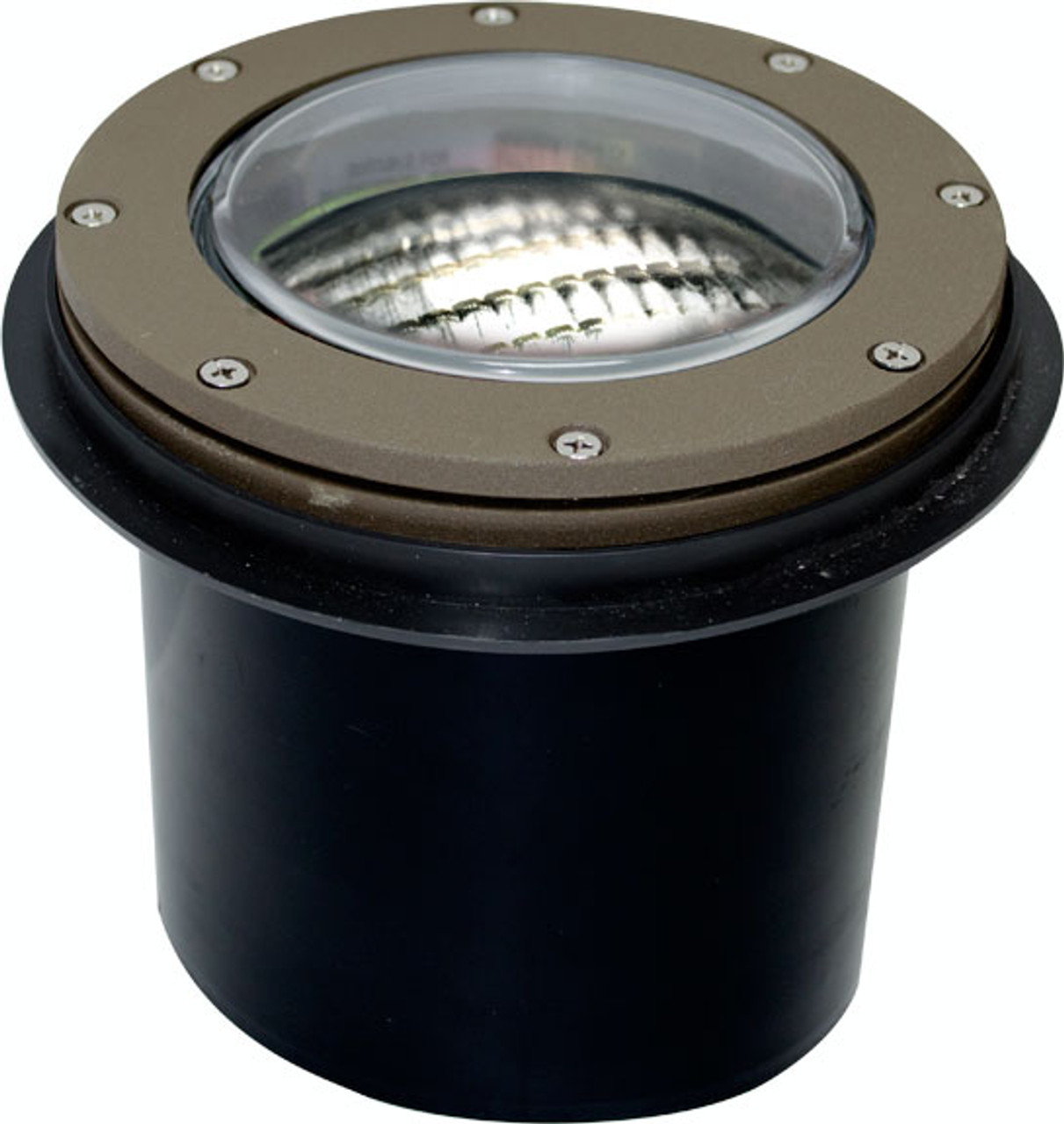 DABMAR LIGHTING LV306-LED6-BZ-SLV WELL LIGHT W/O GRILL W/SLV 6W LED PAR36 12V, Bronze