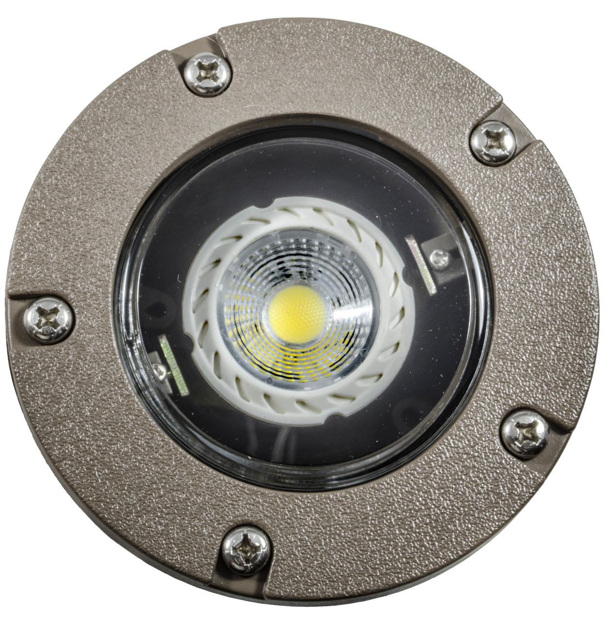 DABMAR LIGHTING LV342-LED5-BZ WELL LIGHT OPEN FACE 5W LED MR16 12V, Bronze