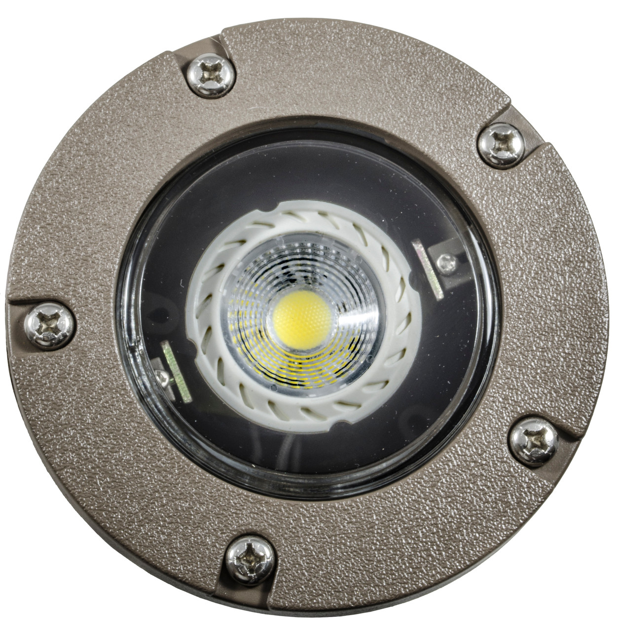 DABMAR LIGHTING LV342-LED7-BZ WELL LIGHT OPEN FACE 7W LED MR16 12V, Bronze