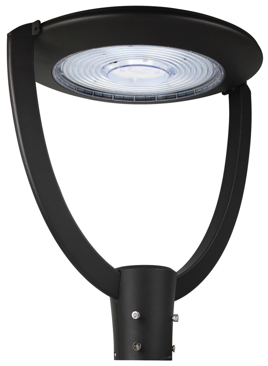 DABMAR LIGHTING GM571-LED150-B LARGE POST TOP FIXTURE LED 150W 120-277V - 5000K, Black