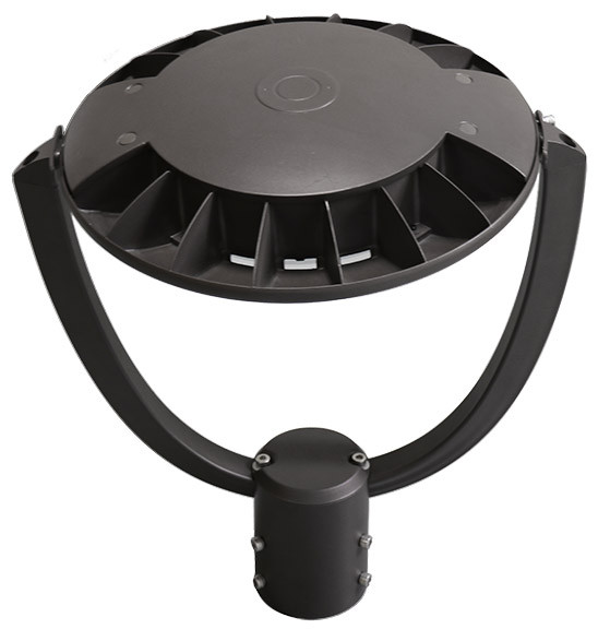 DABMAR LIGHTING GM573-LED55-B LARGE POST TOP FIXTURE 55W LED 120-277V ADJUSTABLE CCT