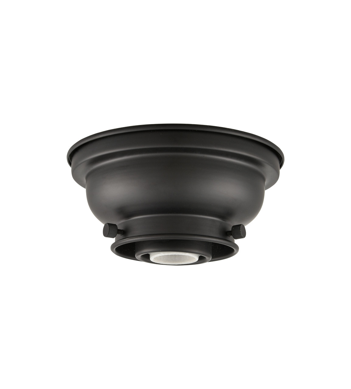 INNOVATIONS LIGHTING 623-1F-BK-G58-LED Small Bell 1 Light Flush Mount, Matte Black