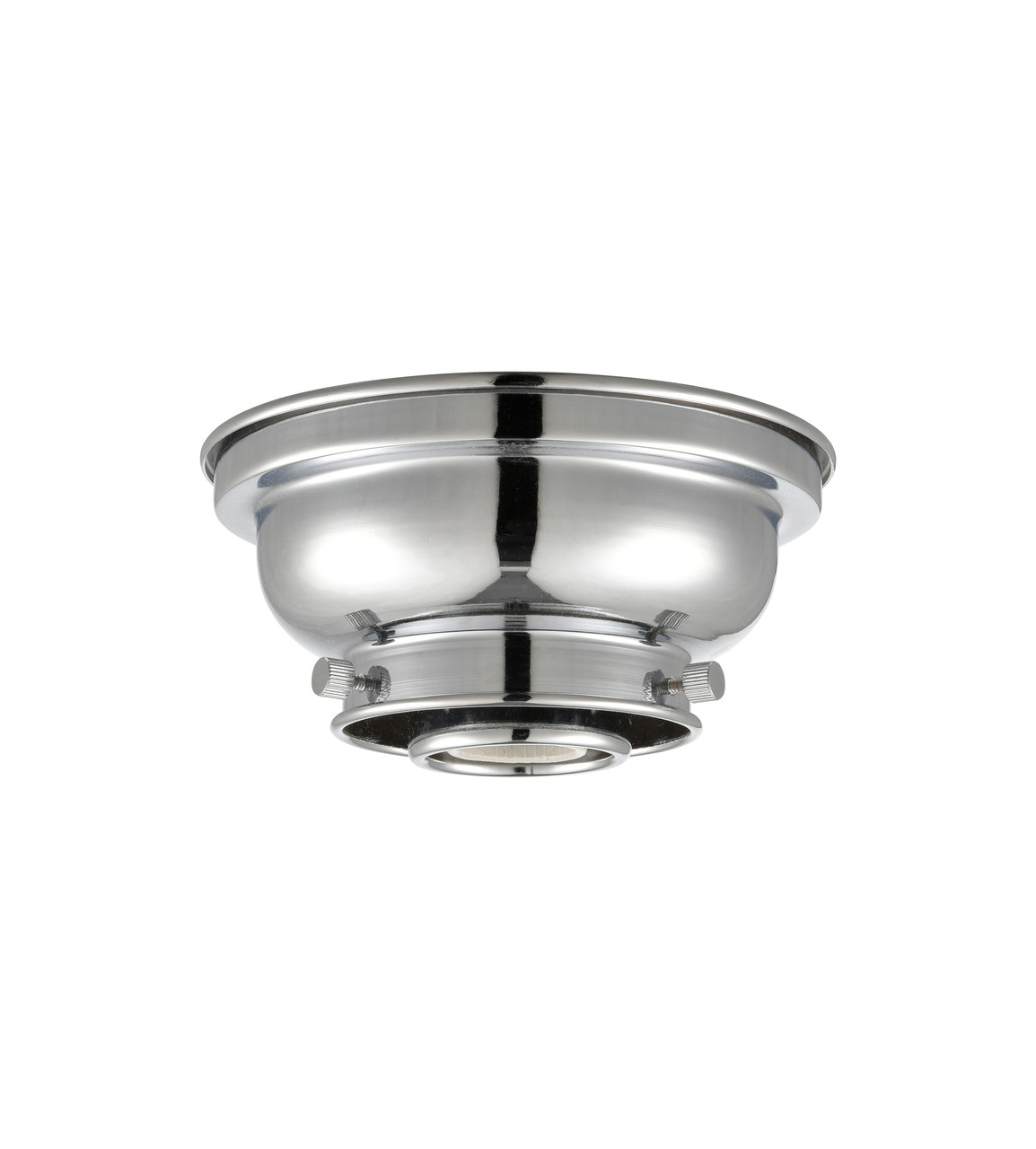 INNOVATIONS LIGHTING 623-1F-PC-G172 Fulton 1 Light Flush Mount, Polished Chrome