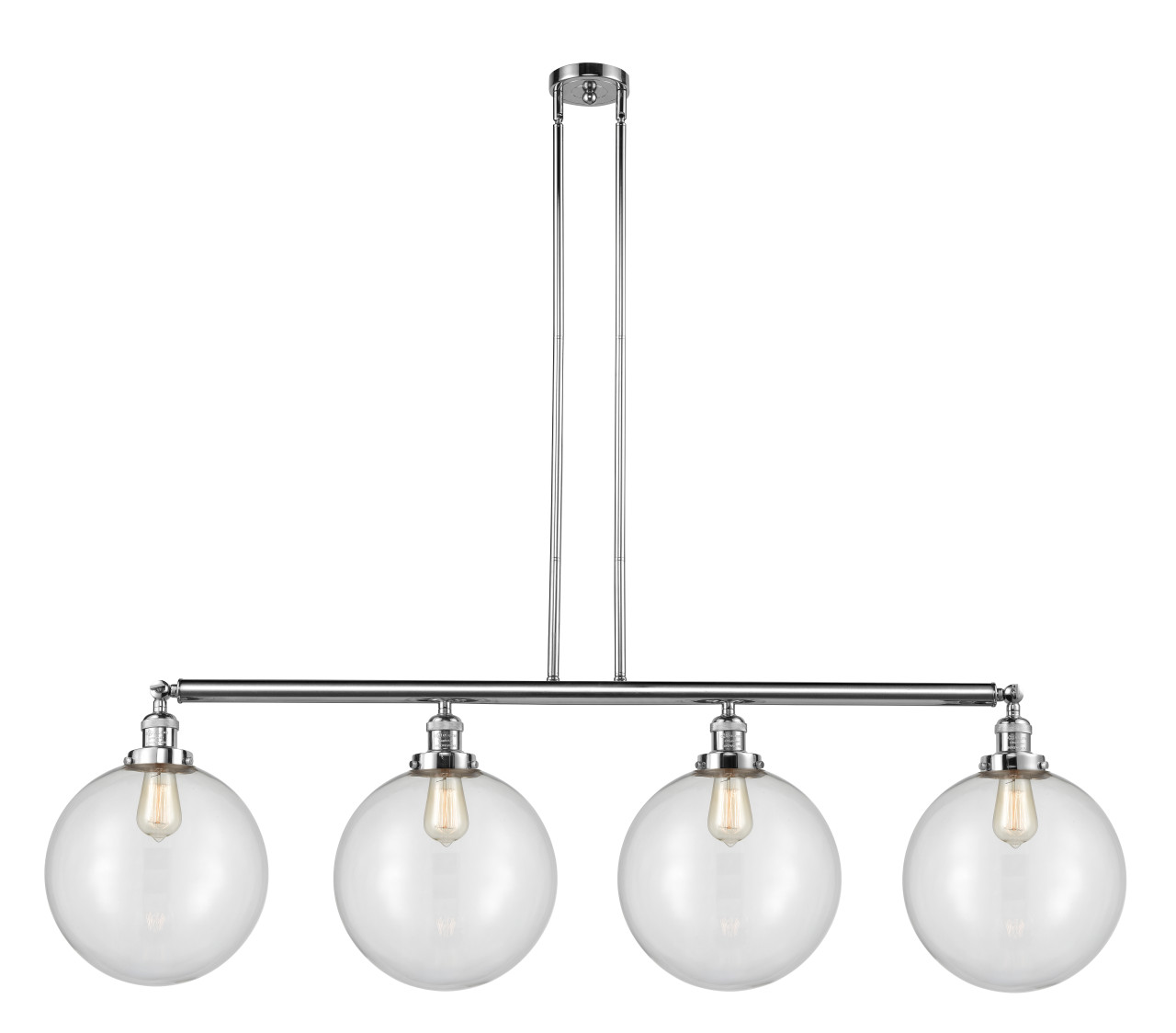 INNOVATIONS LIGHTING 214-PC-G202-12 XX-Large Beacon 3 Light Island Light, Polished Chrome
