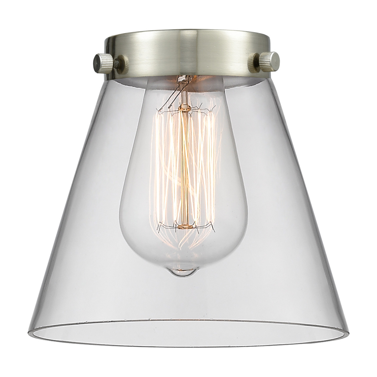 INNOVATIONS LIGHTING 623-1F-BB-G62-LED Small Cone 1 Light Flush Mount